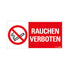 Kunststoff Schild Bord 300x150 mm RAUCHEN VERBOTEN 1270150594 EAN 8711234125262 150x300 mm