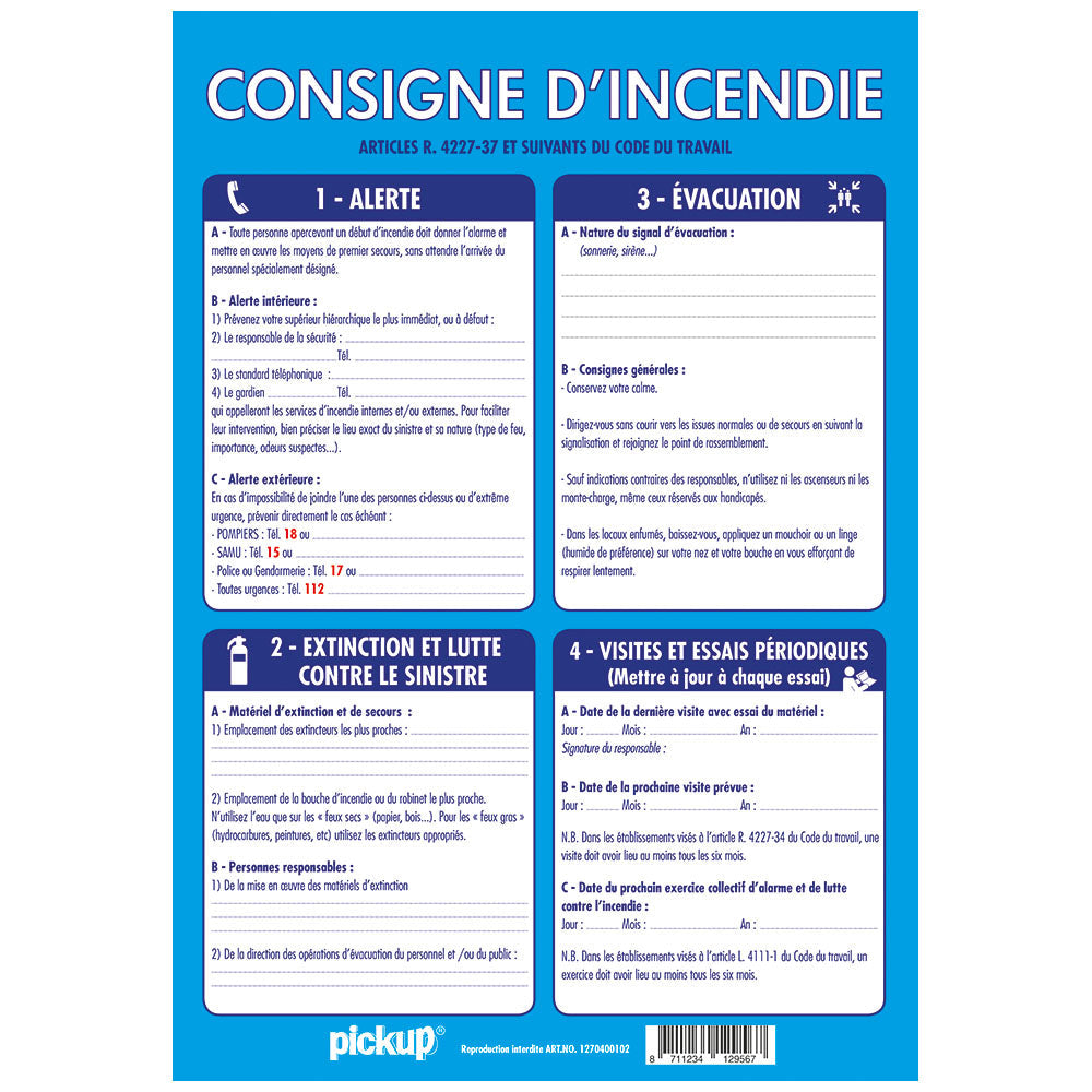 Affichage Consigne d&