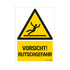 Kunststoff Schild bord 330x230 mm VORSICHT RUTSCHGEFAHR 1272300716 EAN 8711234125187 330x230 mm