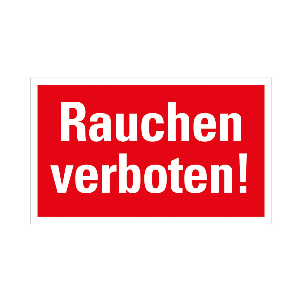 Kunststoff Schild bord 330x200 mm RAUCHEN VERBOTEN 1280332021 EAN 8711234130563 200x330 mm