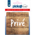 Route Acryl Privé hout - 9 x 9 cm - 4219090115 - EAN 8711234004888 - zelfklevend acrylaat 3 mm