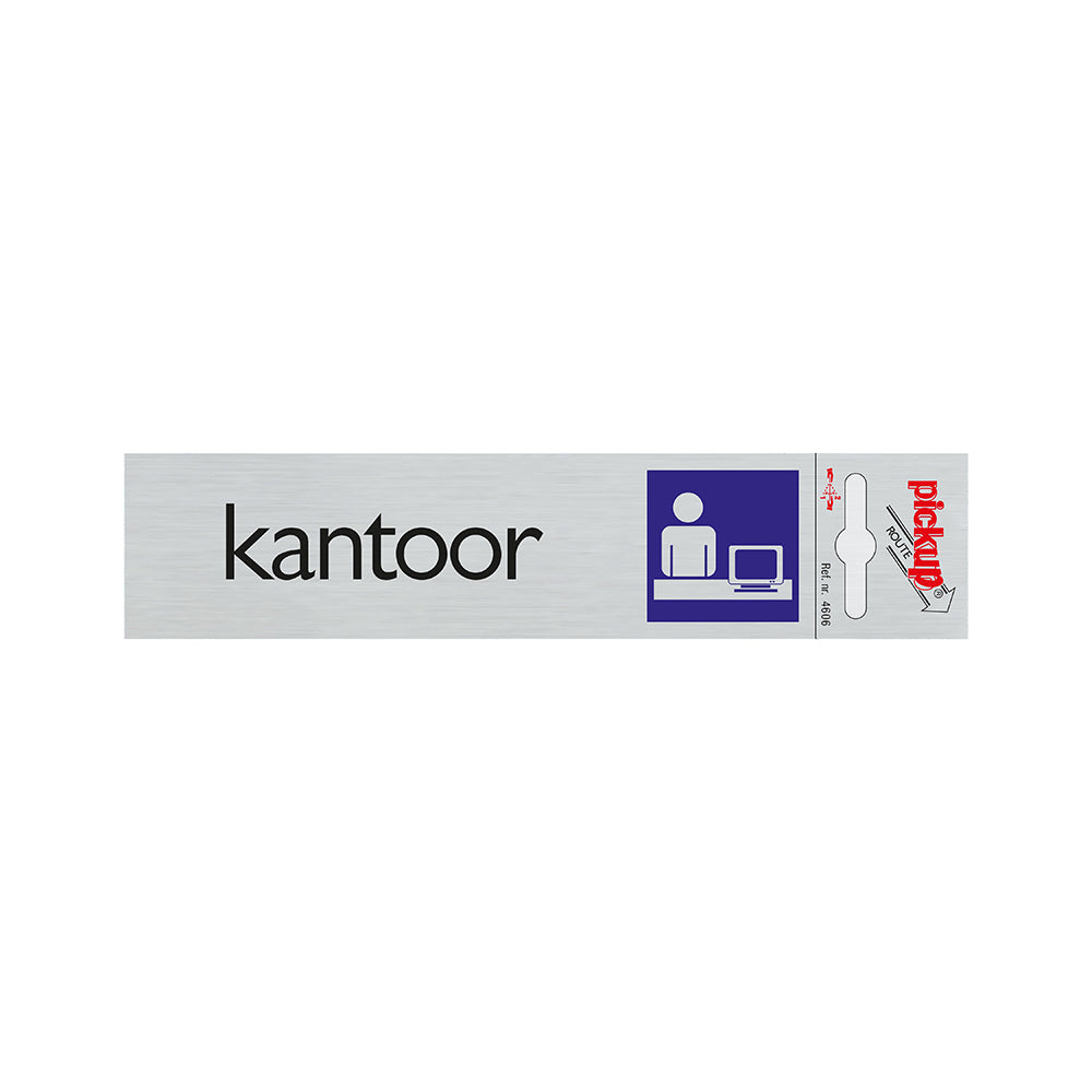 Route Alulook 165x44 mm - Kantoor - 4606 - EAN 8711234046062 - zelfklevend kunststof aluminiumlook alulook