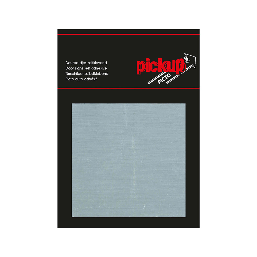 Route Alu Picto 80x80 mm - blanco - 4830 - EAN 8711234048301 - zelfklevend kunststof aluminiumlook alulook