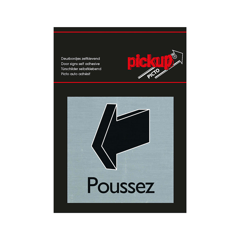 Route Alulook Picto 80x80 mm poussez 4833 EAN 8711234048332 