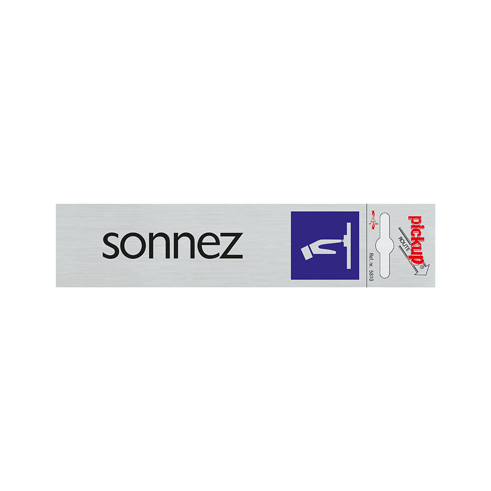 Route Alulook 165x44 mm - Sonnez - 5810 - EAN 8711234058102 - zelfklevend kunststof aluminiumlook alulook