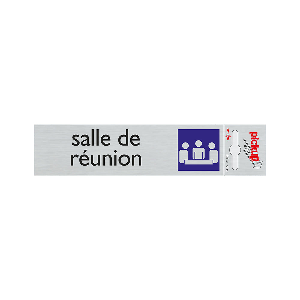 Route Alulook 165x44 mm - Salle de reunion - 5841 - EAN 8711234058416 - zelfklevend kunststof aluminiumlook alulook