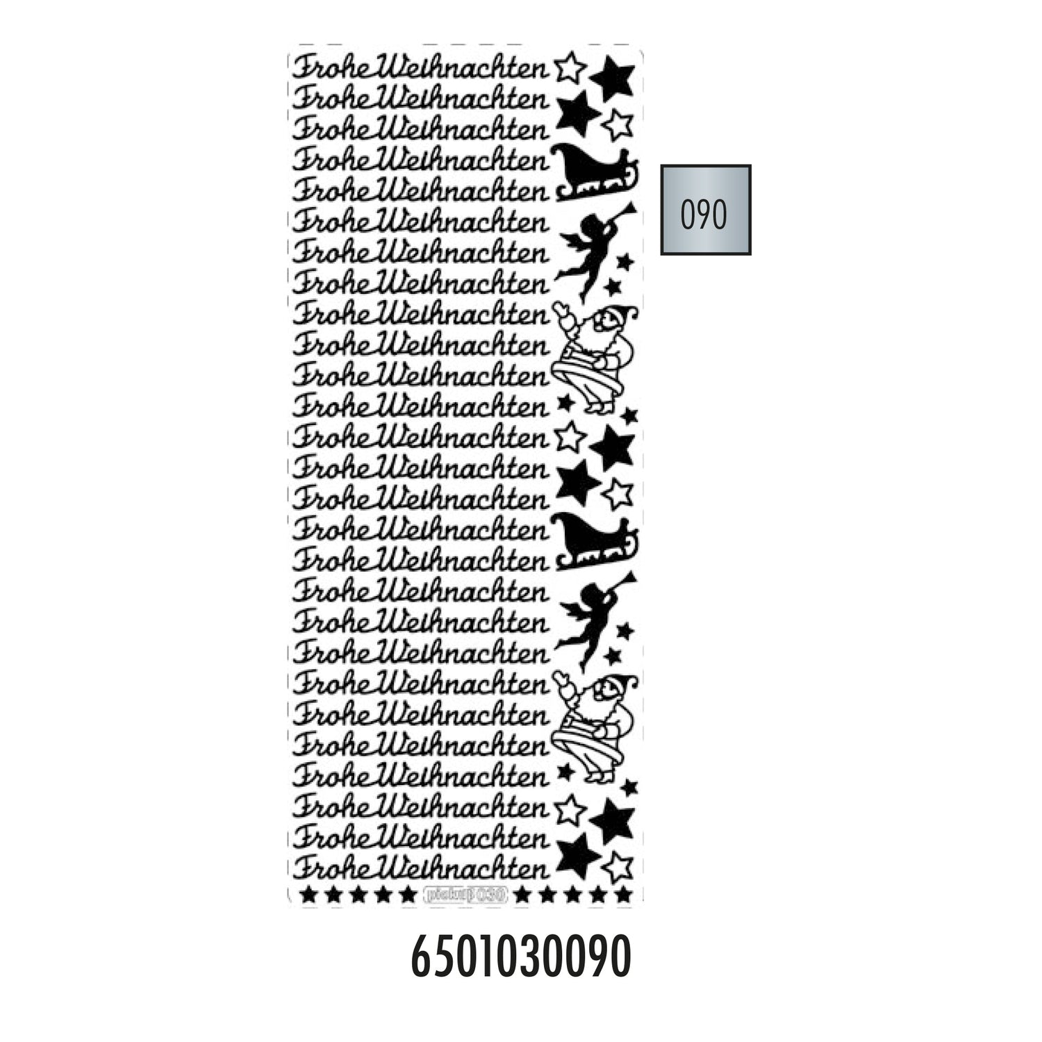 Hobbysticker 030 zilver 6501030090 EAN 8711234415585 