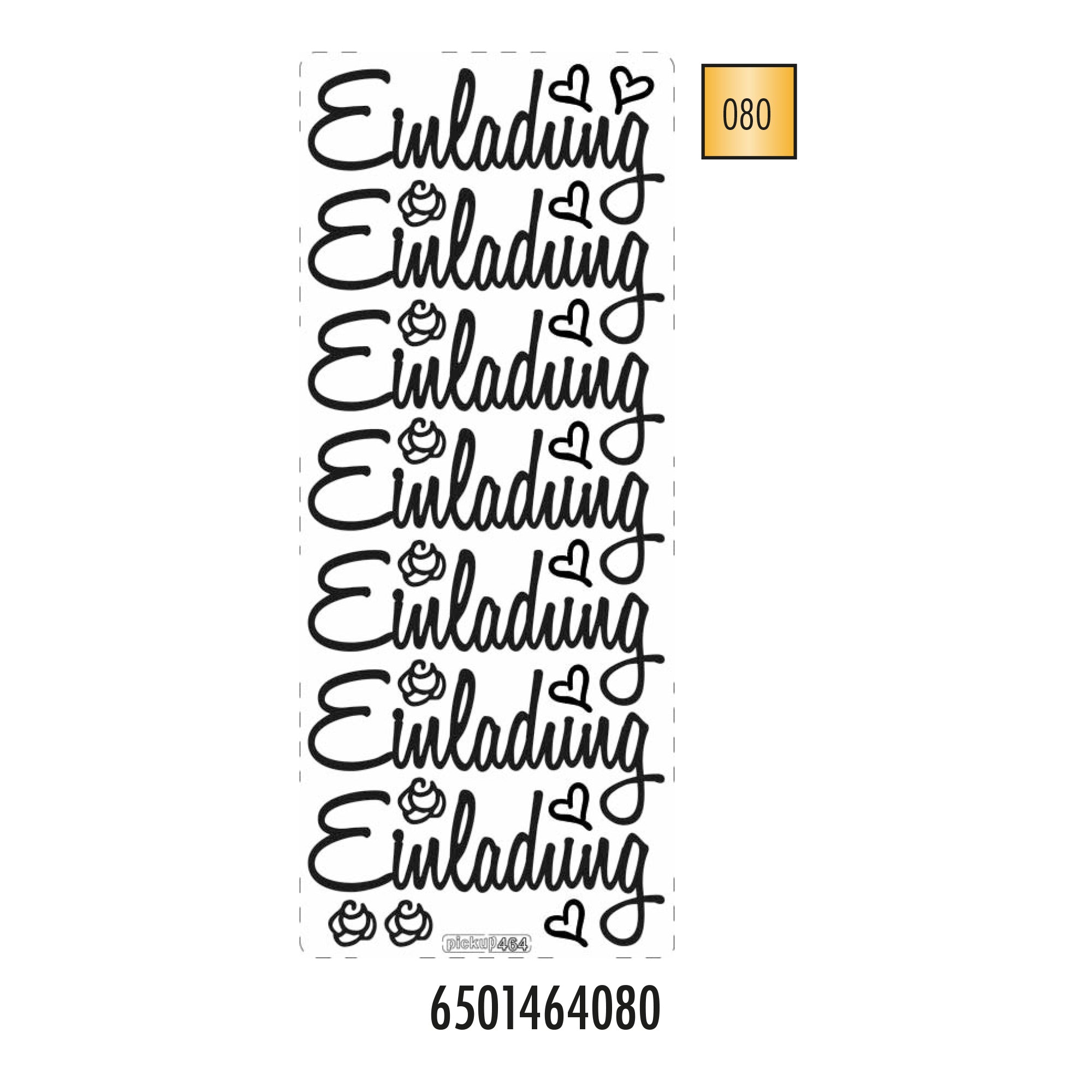 Hobbysticker 464 goud 6501464080 EAN 8711234504647 