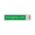 Route Alulook 165x44 mm - Emergency exit - 6821 - EAN 8711234068217 - zelfklevend kunststof aluminiumlook alulook