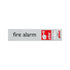 Route Alulook 165x44 mm - Fire alarm - 6839 - EAN 8711234068392 - zelfklevend kunststof aluminiumlook alulook