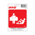 Pictogram 100x100 mm - Blusdeken - P691 - EAN 8711234031778 - zelfklevende vinyl sticker 