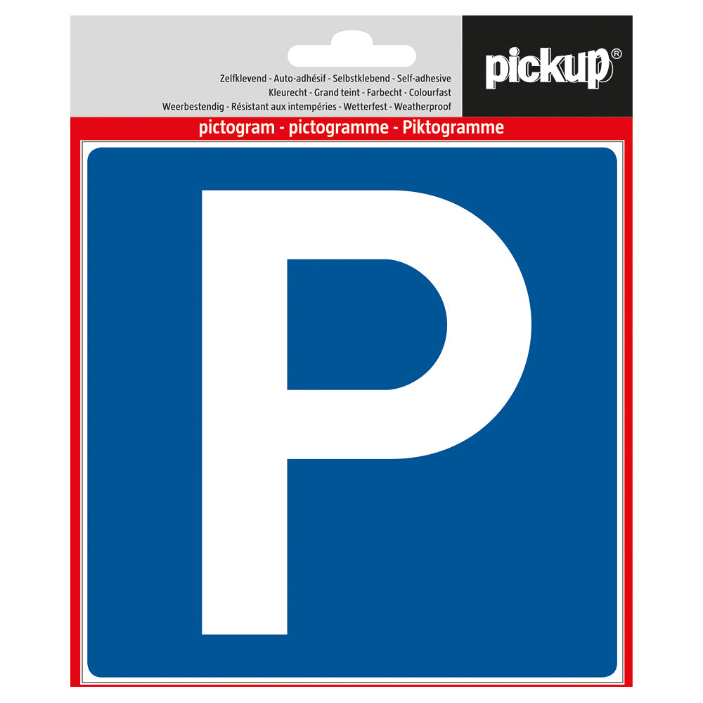 Pictogram Aufkleber 140x140 mm Parken P907-14 EAN 8711234339676 