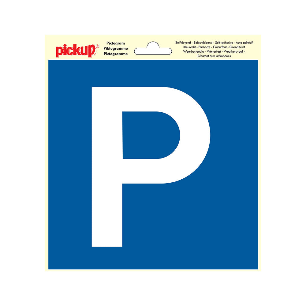 Pictogram 200x200 mm - Parkeren - P907-20 - EAN 8711234031372 - zelfklevende vinyl sticker 